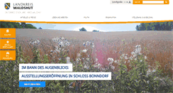 Desktop Screenshot of landkreis-waldshut.de